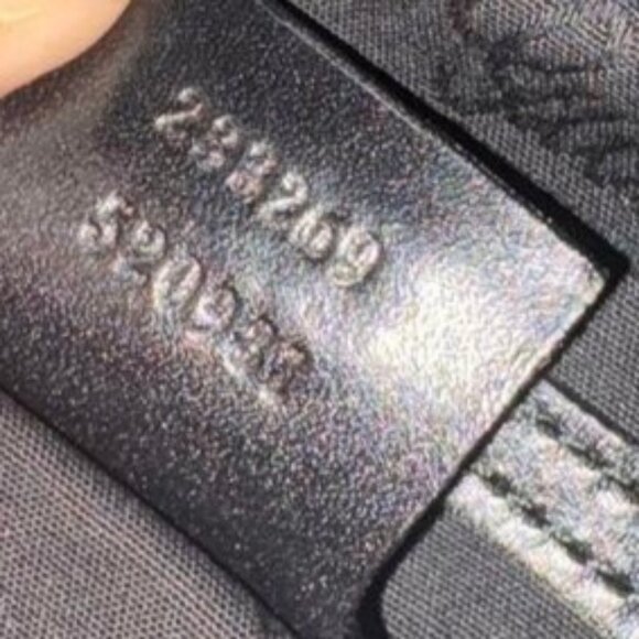 Authentic Gucci GG Supreme Imprime Monogram Waist Bag Belt Bag Pouch Mens Black - Picture 7 of 8